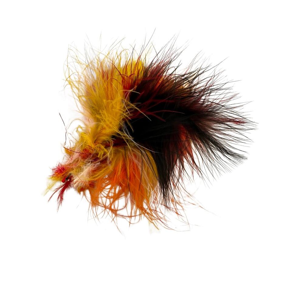 Vintage Dyed Feather Brooch